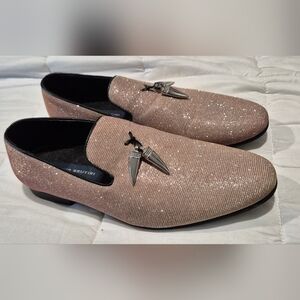 Giorgio Brutini Mens Shoes Size 10  Shiny Slip On Loafer Dress Shoes